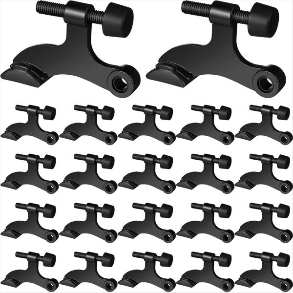 20 Pieces Hinge Pin Door Stops Satin Brushed Door Stopper