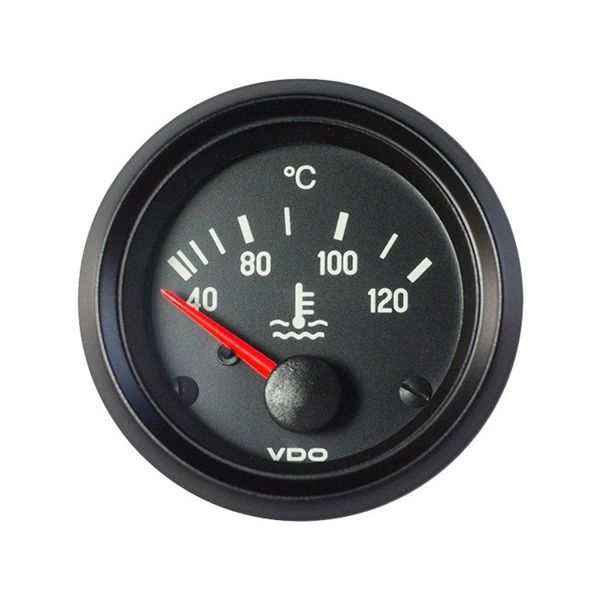 VDO Water Temp Gauge, 24 V, 40 - 120'C, 52 mm, Elec