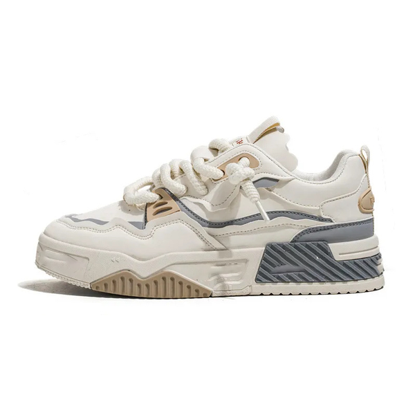 Men's Casual Sneakers, Toe Low-Cut Sports Shoes With Laces Walking Shoes