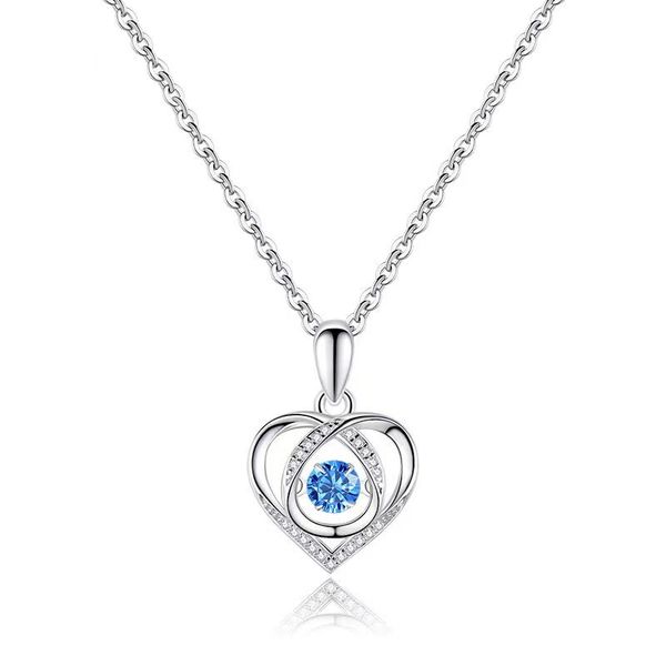 Korean-Style Elegant Dainty Heart Collarbone Necklace