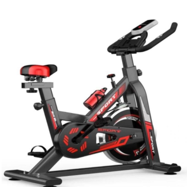 Pro Sport Exercise Bike Indoor Cycles Cardio Exercise Bike (Black, Red)