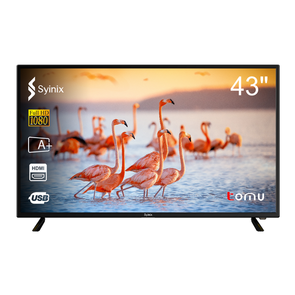 Syinix 43" Analog FHD TV (Slim Bezel) - 43E1A