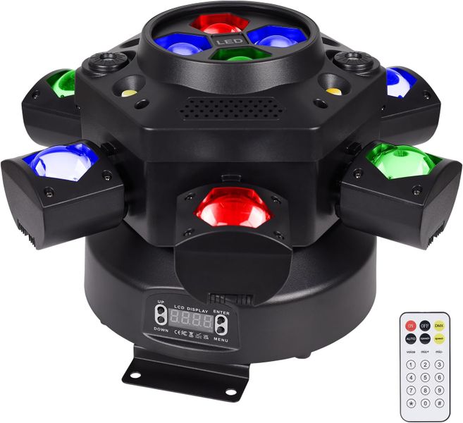 Moving Head DJ Lights,150W RGBW LED Moving Head Lights Party Bar Disco Club