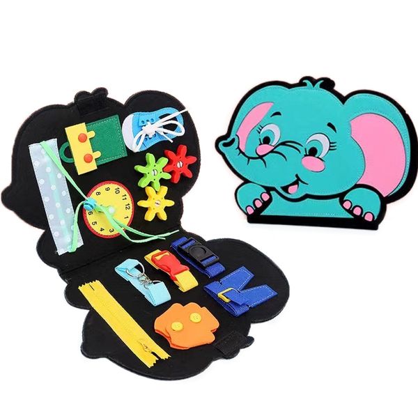 Toddler Busy Board Montessori Sensory Activity Book Educational Toy Gift