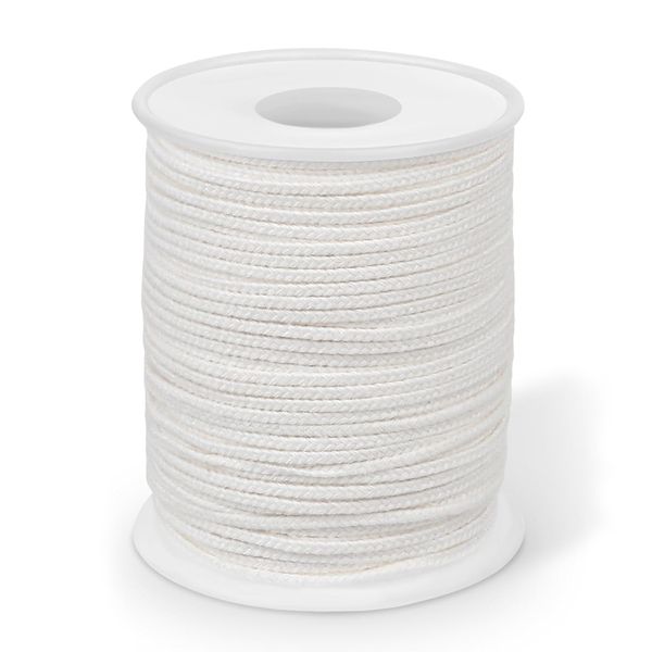 Handmade 61m Roll of Candle Wick,CottonBraid, For Candle Making &amp; DIY