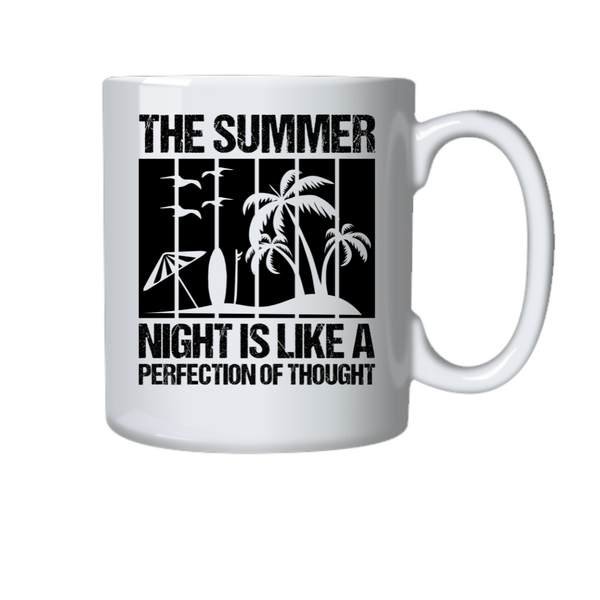 Summer Coffe Mug - The Summer Night Is Like A Perfection Of Thought