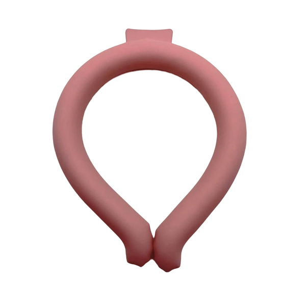 Portable Lightweight Ice Neck Cooling Sports Ring - Magenta