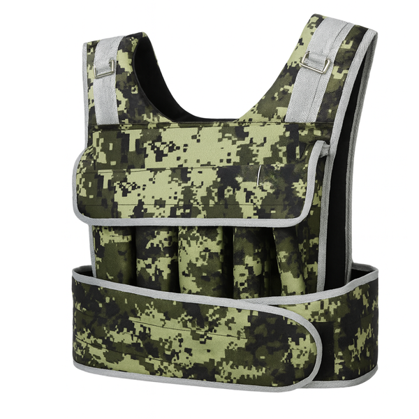 Earthmelon 10kg Camo Weighted Training Vest Adjustable
