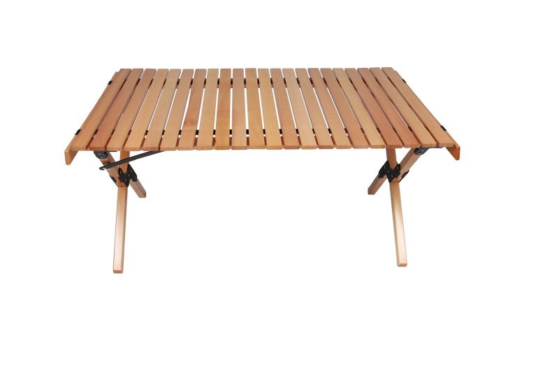 Foldable outdoor table in carry bag