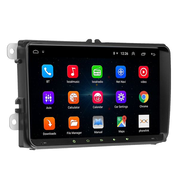VW 9 Inch Android Navigation With Reverse Camera Touch Screen
