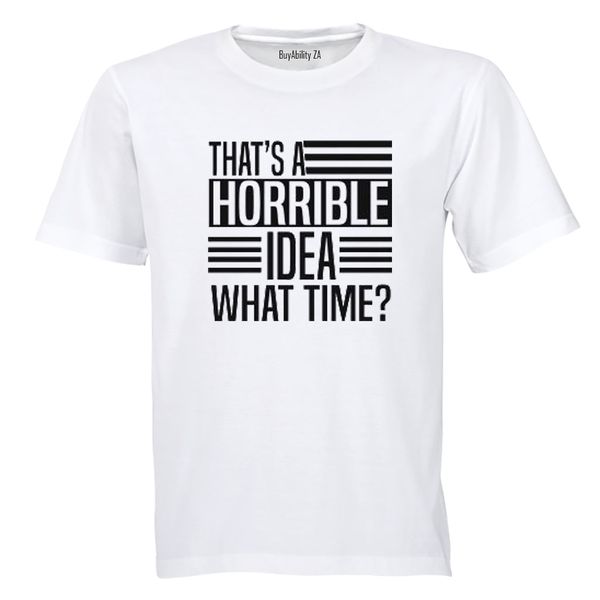 What Time? - Mens - T-Shirt - White image
