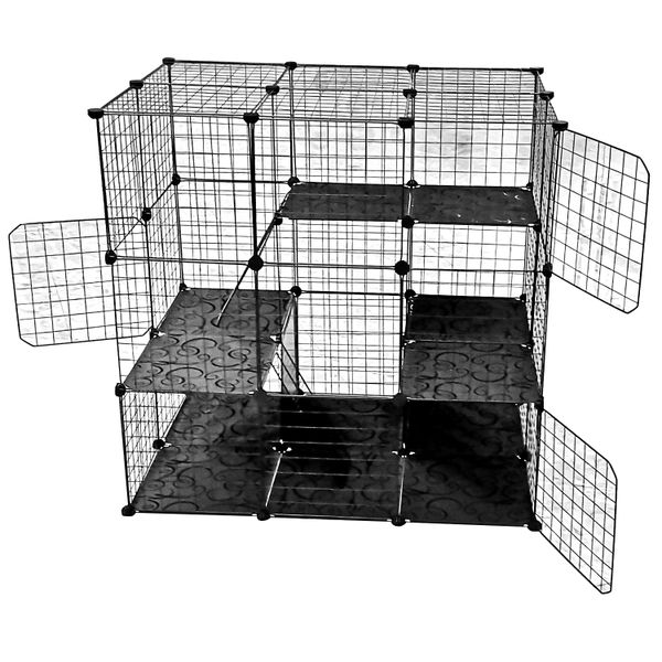 Pet DIY Indoor Small Animal Cage Playpen 53 Pieces (111cm)