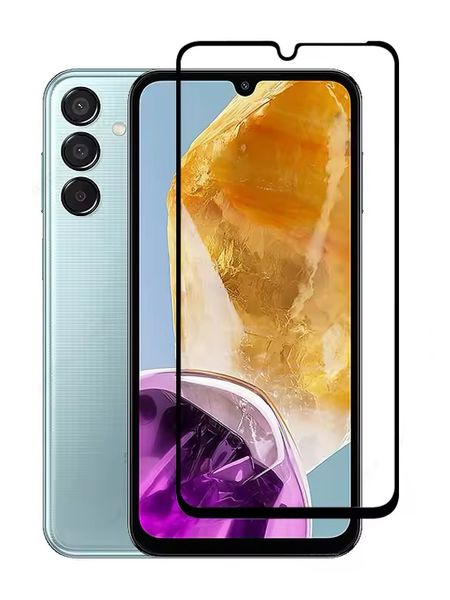 TEKRON Full Coverage Tempered Screen Protector Compatible with Samsng Galaxy M15
