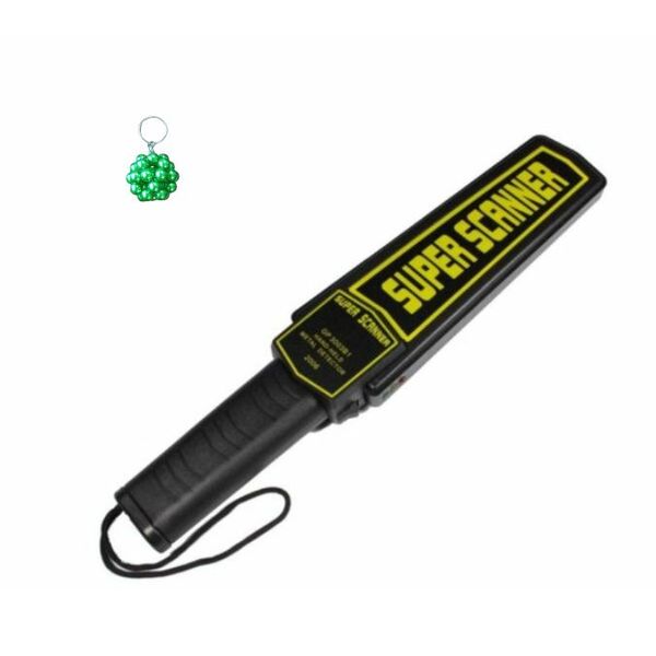 GP3003B1 Hand Held Metal Detector Super Scanner And A Keyholder