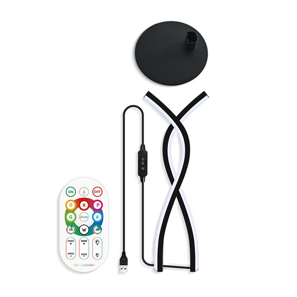 Led Table Lamp Rgbic+W Color Changing Dimmable With Remote Music