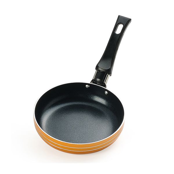 133 Compact Non-Stick Frying Pan with Heat-Safe Handle - 12cm / 14cm / 16cm