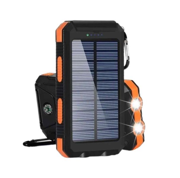 IP67 Waterproof Solar Panelled Power Bank - 10000mAh