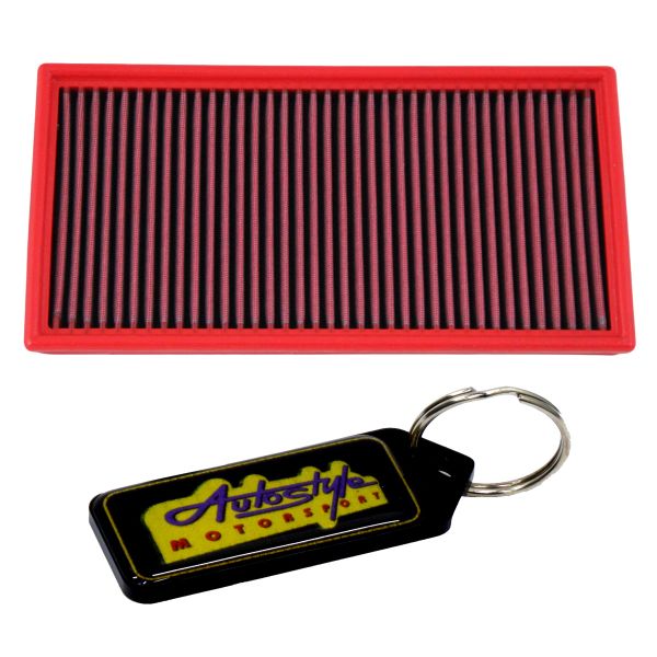 BMC Performance Replacement Air Filter Compatible with Range Rover &amp; Toureg &amp; Keyring