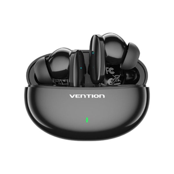 VENTION - IPX4 Water Resistant Earbuds With Touch &amp; Voice Control - Black