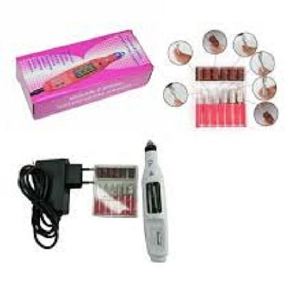 Variable Speed Rotary Detail Carver Pen Shape Nail Art Drill - White