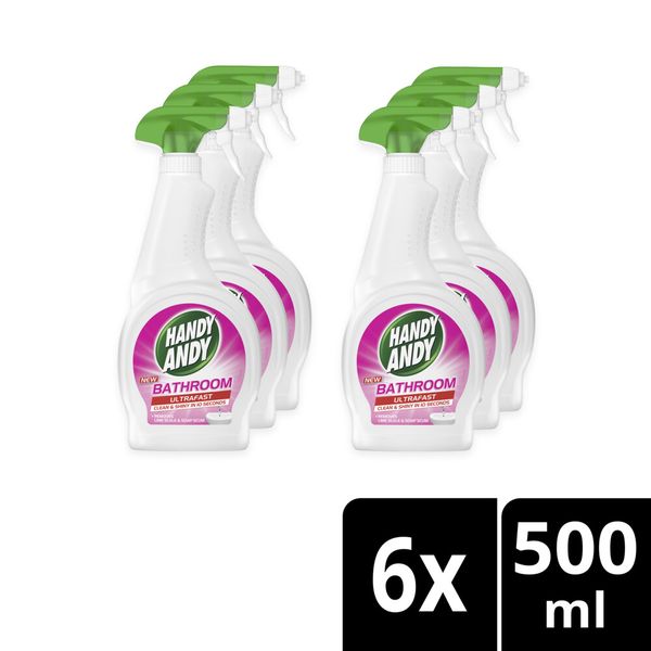 Handy Andy Bathroom Cleaner Spray - 6x500ml