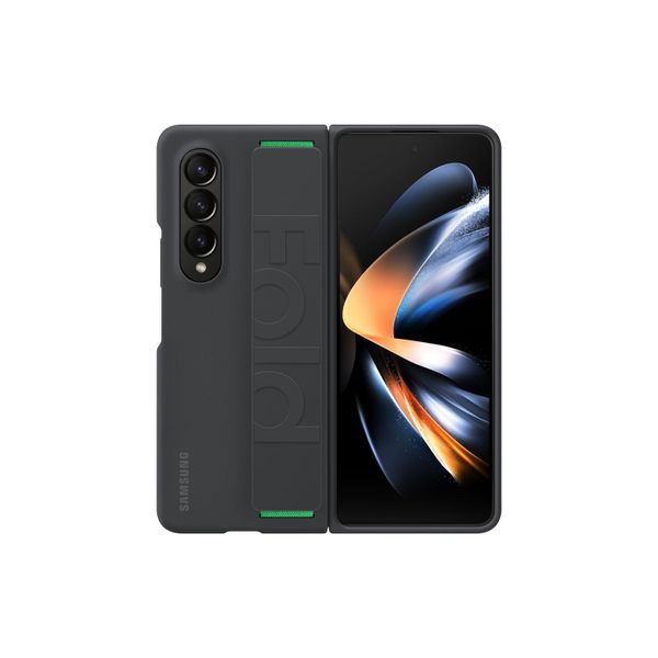 Samsung Galaxy Z Fold4 Silicone Grip Cover - Black