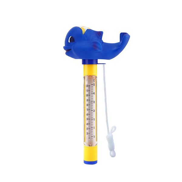 Floating Swimming Pool Toy Cartoon Animal Thermometer Easy Read