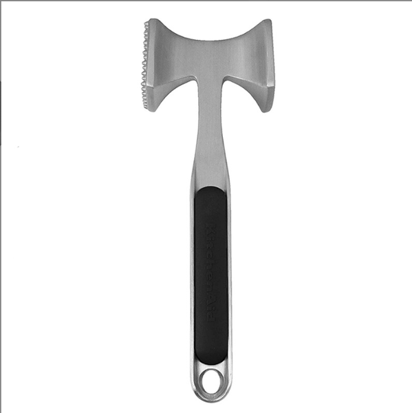 Silver Aluminum, Thermoplastic Polyurethane (TPU) Meat Tenderizer