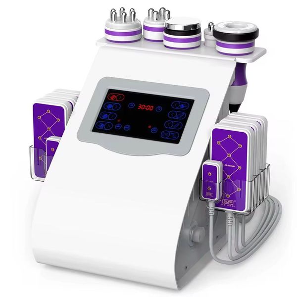 6-in-1 Cavitation RF Laser Lipo Slimming Machine Body Sculpting