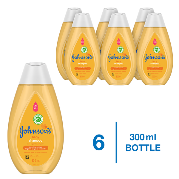 Johnson's Baby Shampoo 6 x 300ml