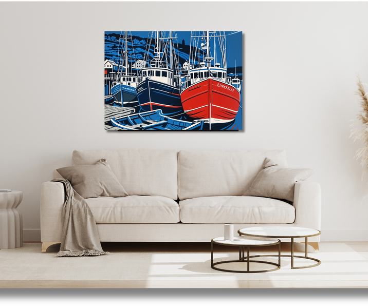 Canvas Wall Art Home Decor -Fishing Time