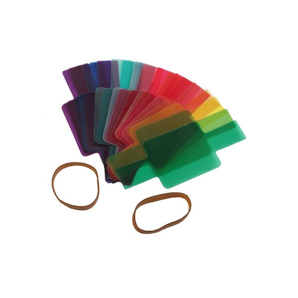E-Photo PRO Set of 20 Professional Colour Speedlite Gels with Pouch-EPHK153