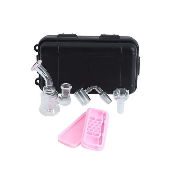 Dab Rig Bong Set- Pink