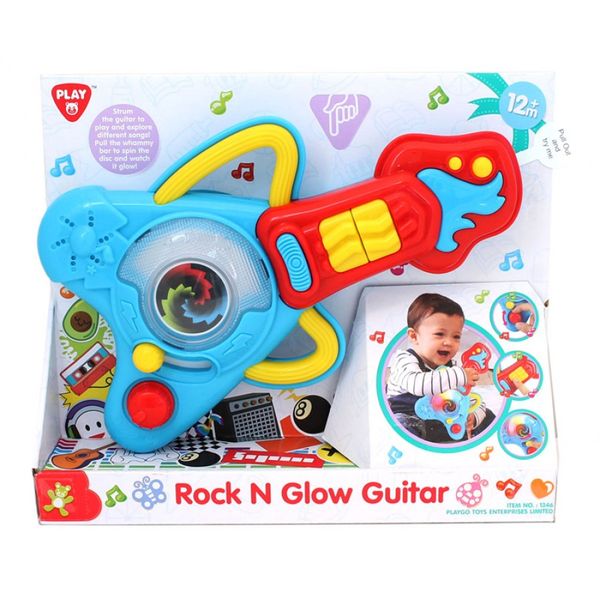 PlayGo Rock n Glow Guitar Baby Toy with stimulating sound and lights 12m+
