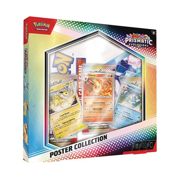 Pokemon: Scarlet &amp; Violet 8.5 Prismatic Evolutions: Poster Collection