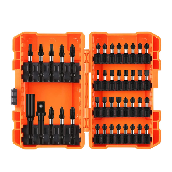 42-Piece Alloy Steel Construction Impact Bit Set