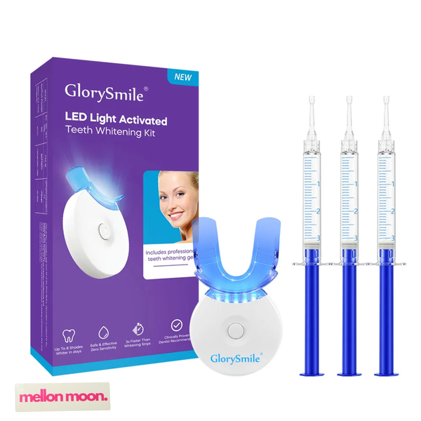 GlorySmile LED Light Activated Teeth Whitening Kit