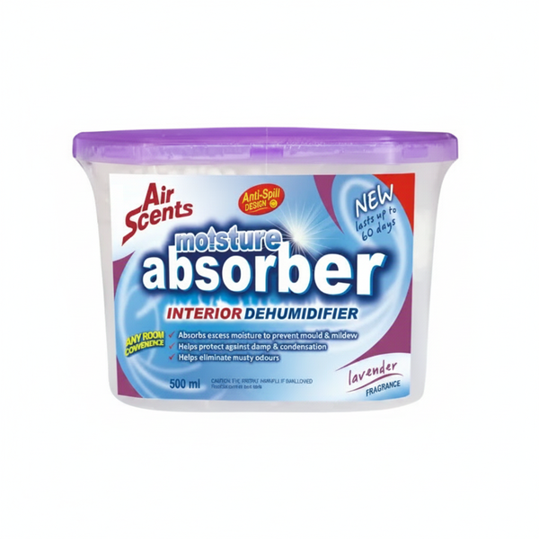 Air Scents 500ml Lavender Interior Dehumidifier - Moisture Absorber