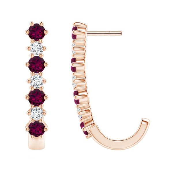 Civetta Spark Jolie Hoop-With Swarovski Amethyst Crystal