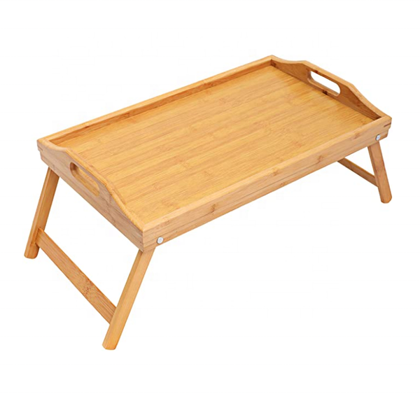 Bamboo Bed Tray with Foldable Legs
