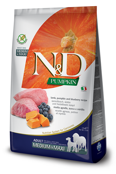 Farmina N&amp;D Pumpkin - Lamb, Pumpkin &amp; Blueberry 12kg