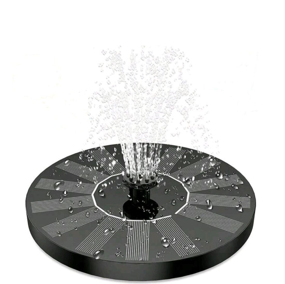 Solar Fountain Bird Bath Pump - 1.5W Solar Panel Kit - 13cm