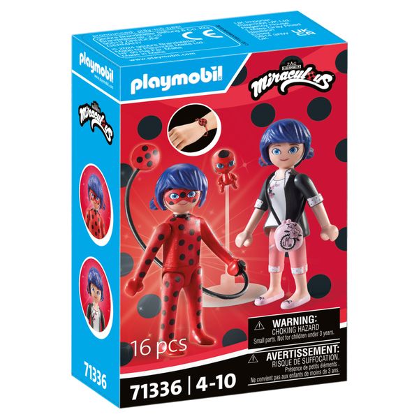 Playmobil Miraculous - Marinette &amp; Ladybug (16 Pieces)