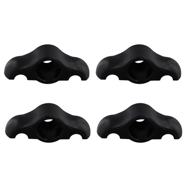 4 Pack Indoor Cycling Snap Rocker Feet Adapters Without Ball