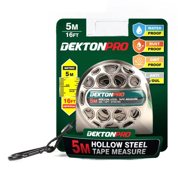 Dekton Hollow Stainless Steel Tape Measure