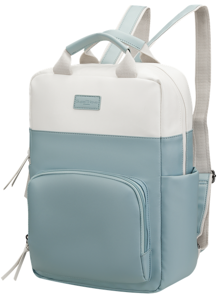 SupaNova Sasha Series 15.6" Laptop Backpack - Blue/White, Padded, Durable