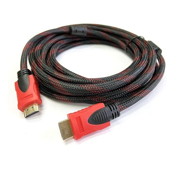5M HDMI Cable 1.4 Version Gold-Plated Connectors and Braided Shield Design