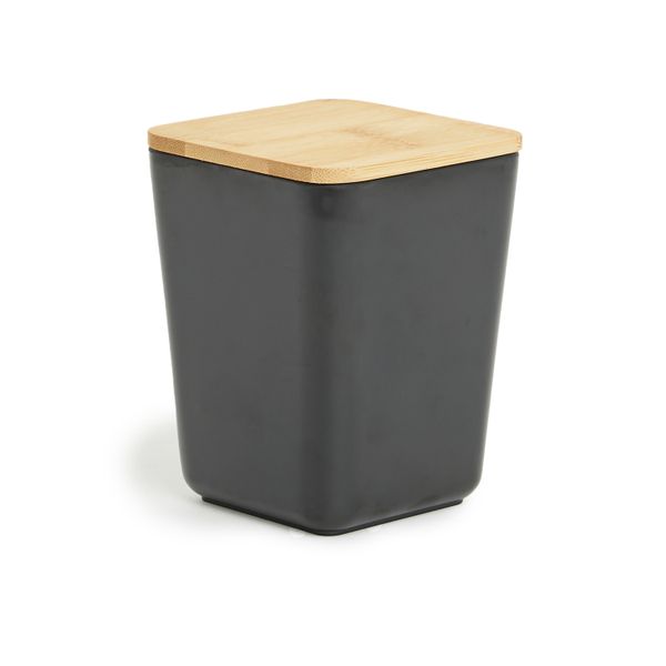 George &amp; Mason - Black Bamboo Fibre Storage Container - Medium
