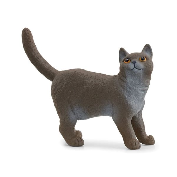 Schleich Farm World - British Shorthair Cat (4.3cm Tall)