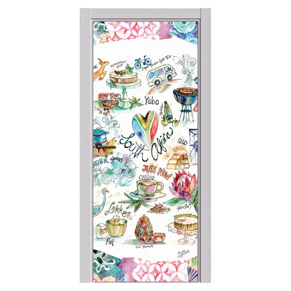 Decoupage - South Africa By Kristin Van Lieshout Door